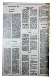Página do jornal Unitário de dezembro de 1975