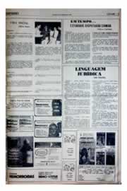 Página do jornal Unitário de dezembro de 1975