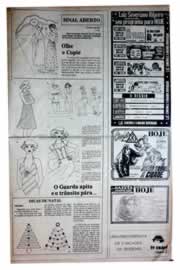 Página do jornal Unitário de dezembro de 1975